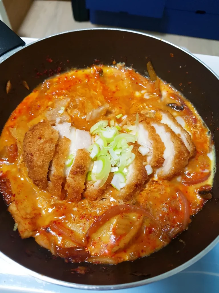 10. Tonkatsu Kimchi Nabe A JapaneseKorean Fusion Hot Pot Korean